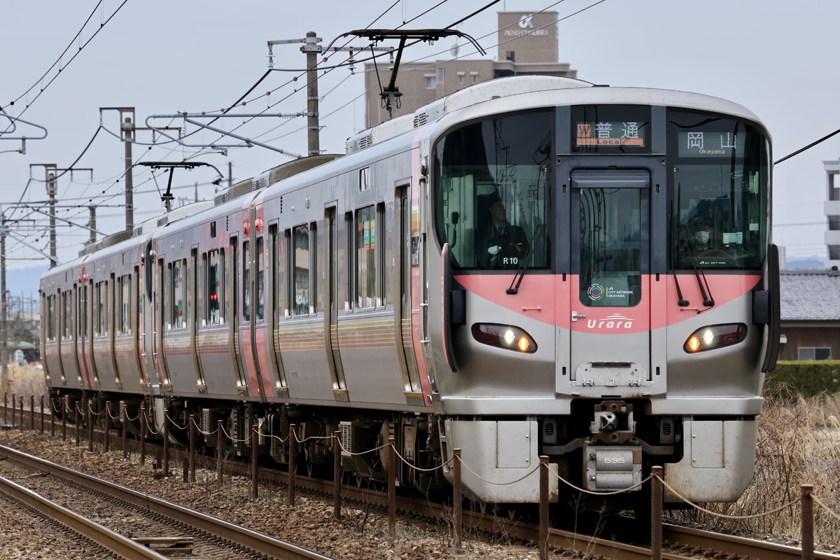 JR西日本 下関総合車両所岡山電車支所 227系 R10編成