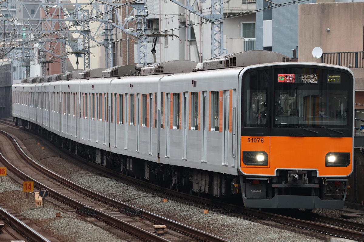 東武鉄道 森林公園検修区 50000系 51076F