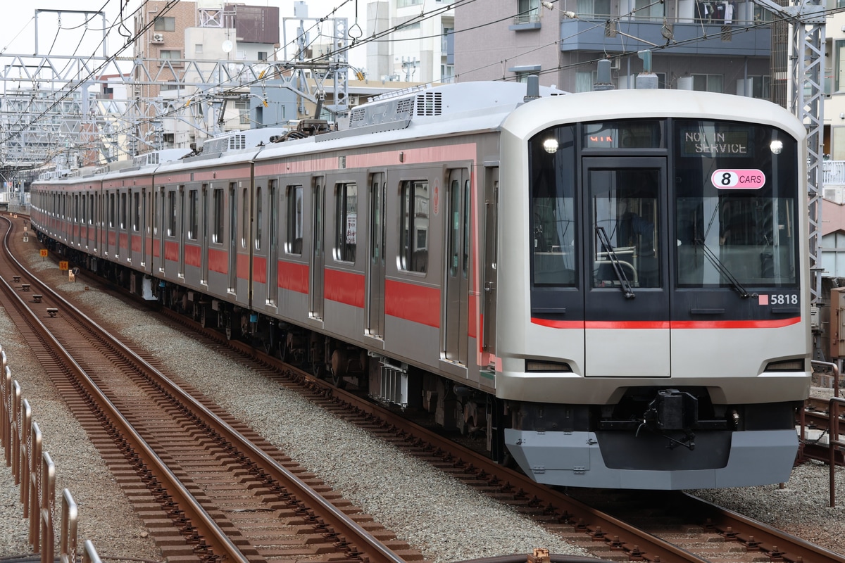 東急電鉄 元住吉検車区 5000系 5118F