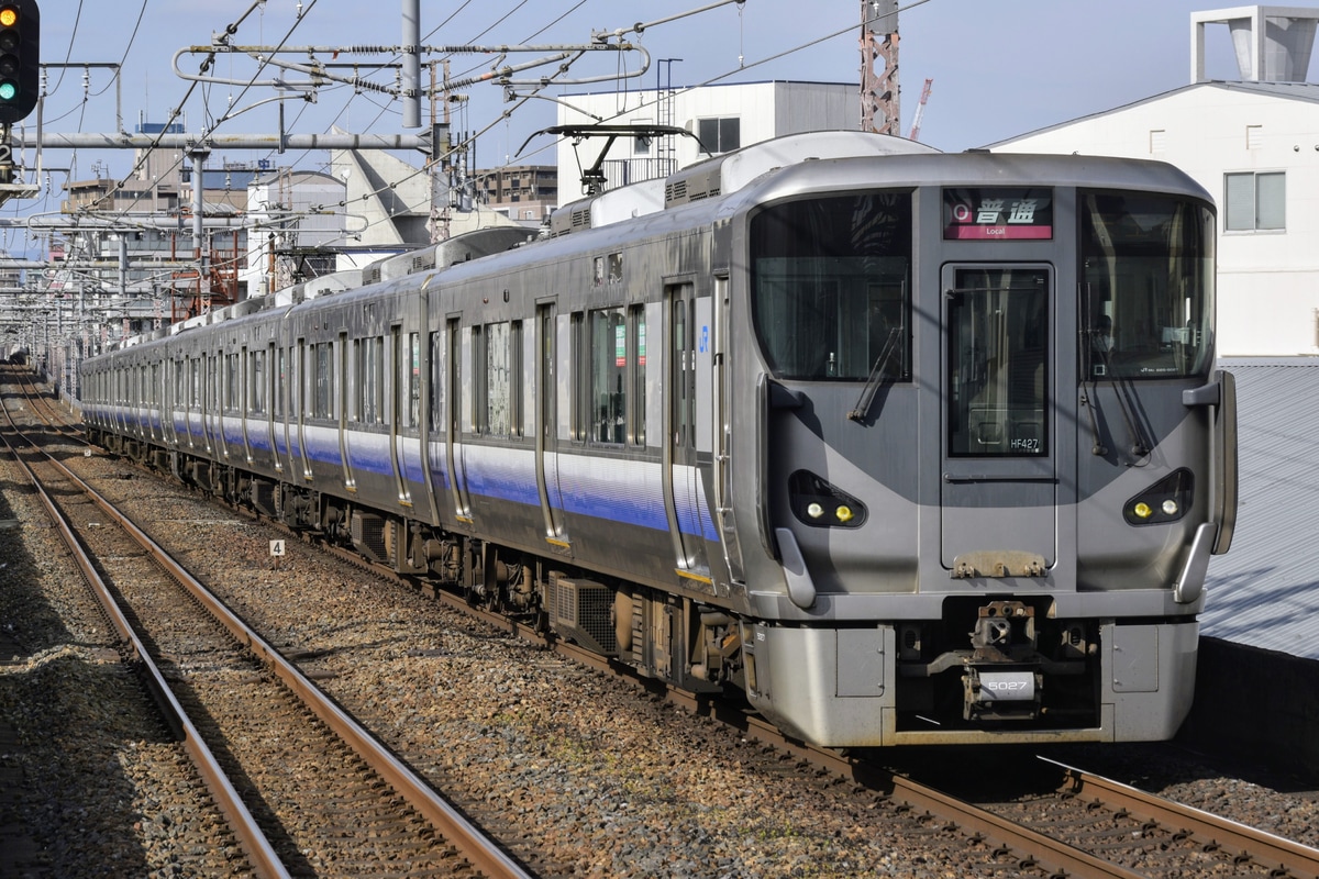 JR西日本 吹田総合車両所日根野支所 225系 HF427編成