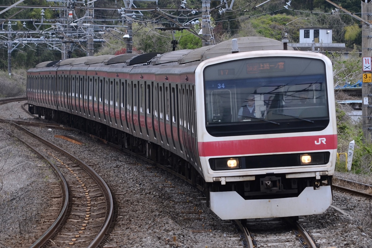 JR東日本 京葉車両センター 209系 ケヨ34編成