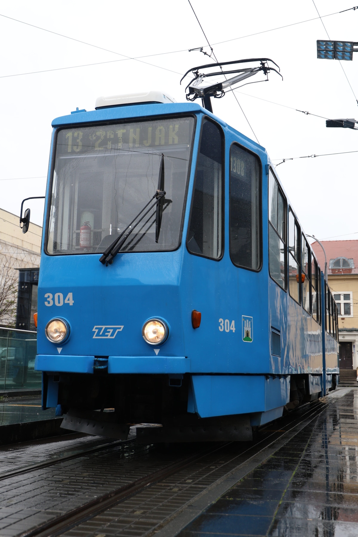 Zagreb tramway network  KT4YU 304
