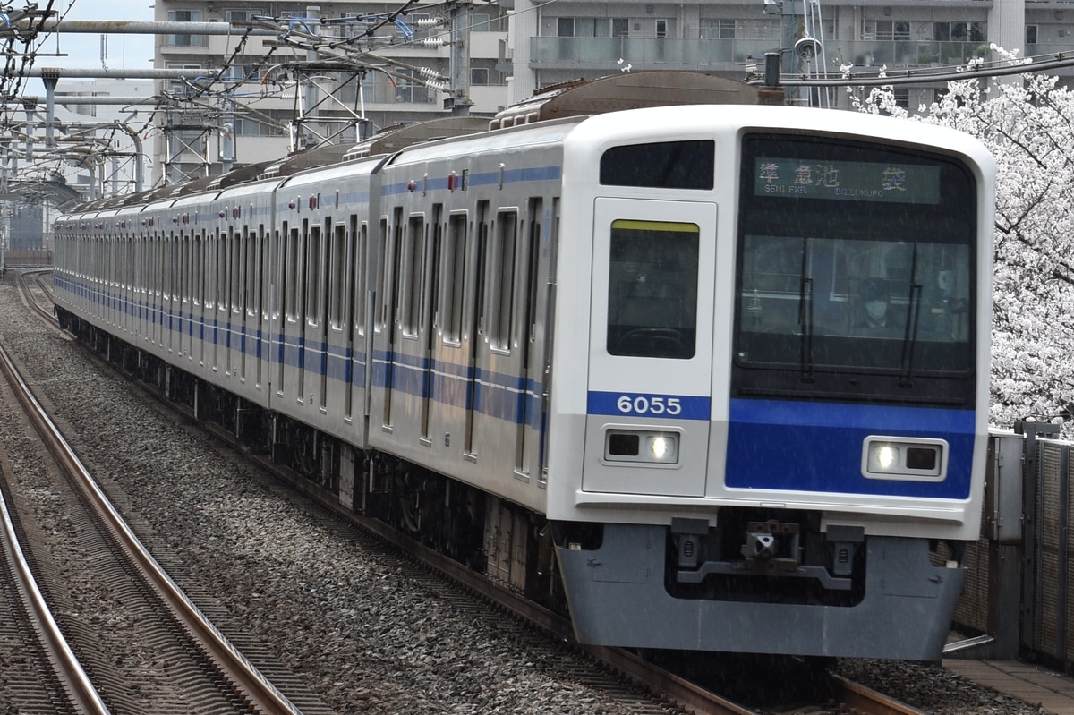 西武鉄道 池袋線車両所小手指車両基地 6000系 6155F