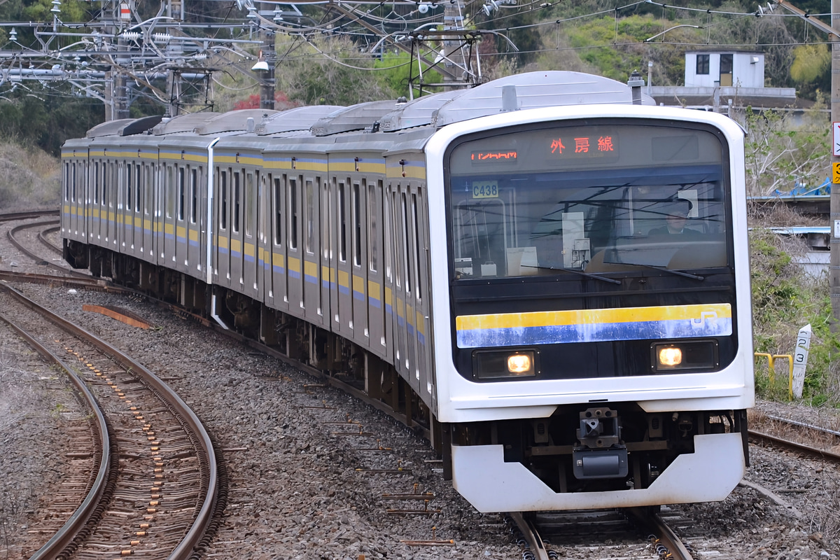 JR東日本 幕張車両センター 209系 マリC438編成