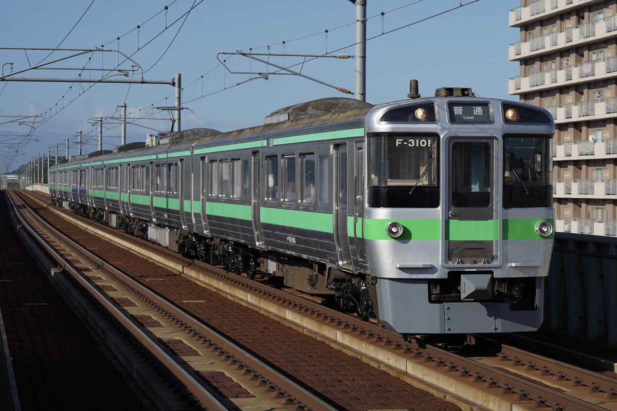 JR北海道 札幌運転所 721系 F-3101+F3201