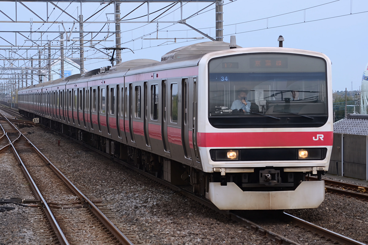 JR東日本 京葉車両センター 209系 ケヨ34編成