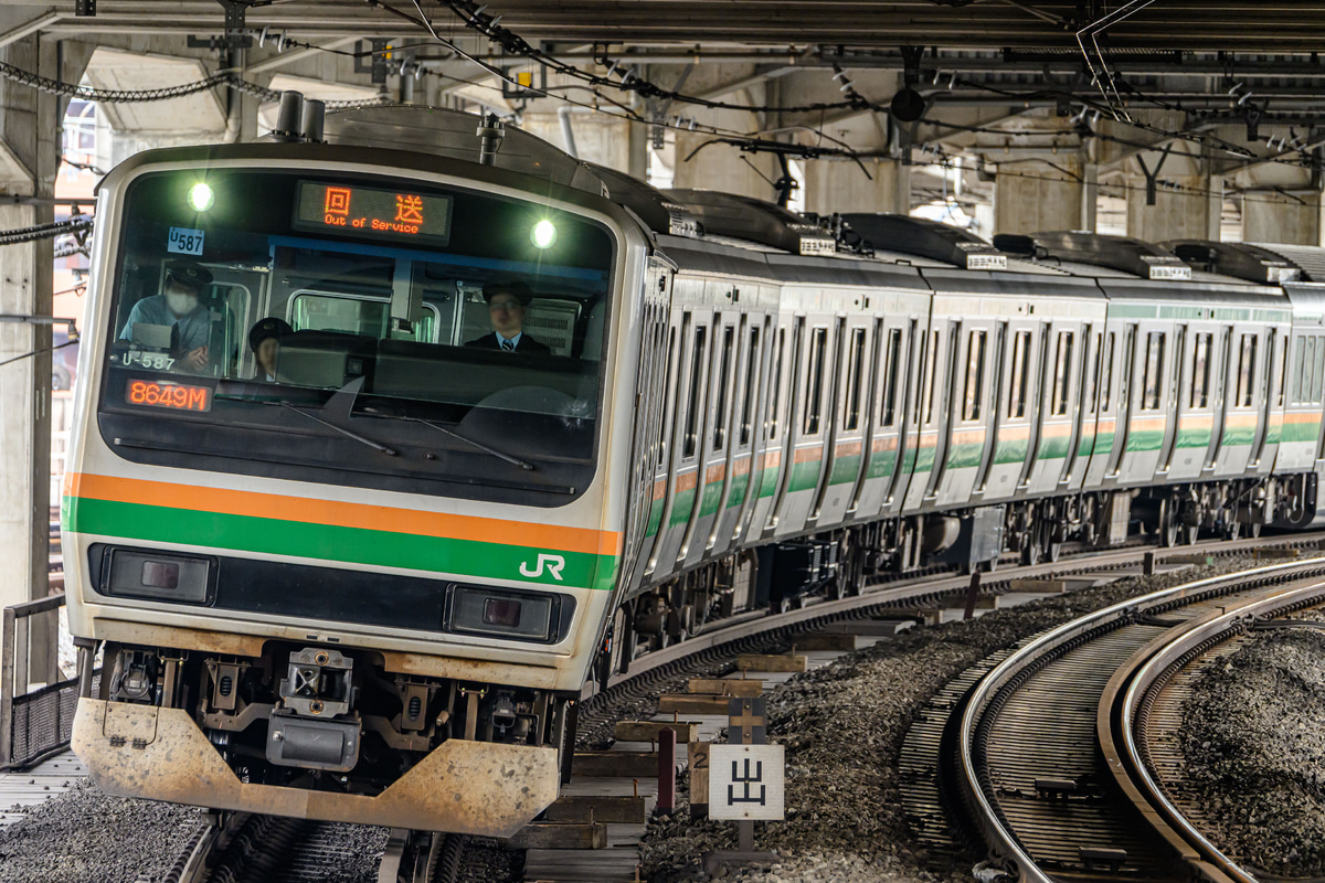 JR東日本 小山車両センター E231系 ヤマU587編成