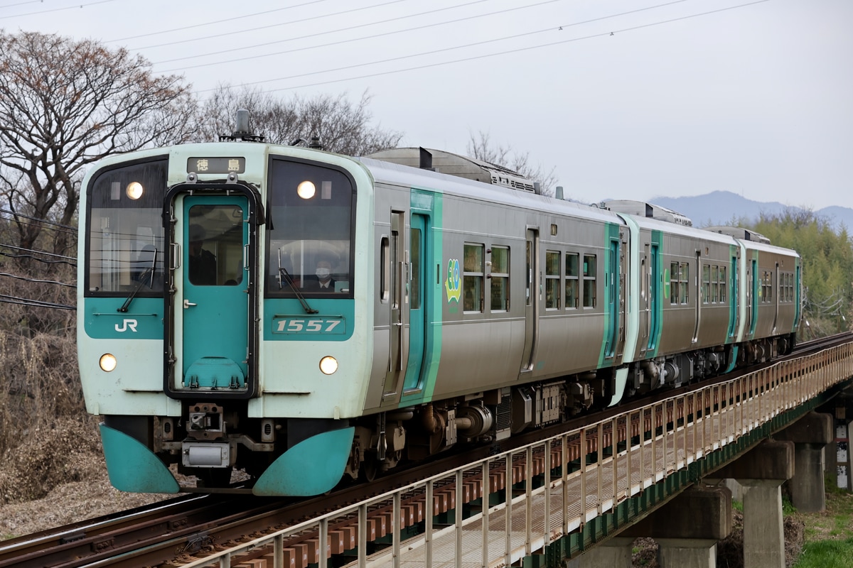 JR四国 徳島運転所 1500形 1557