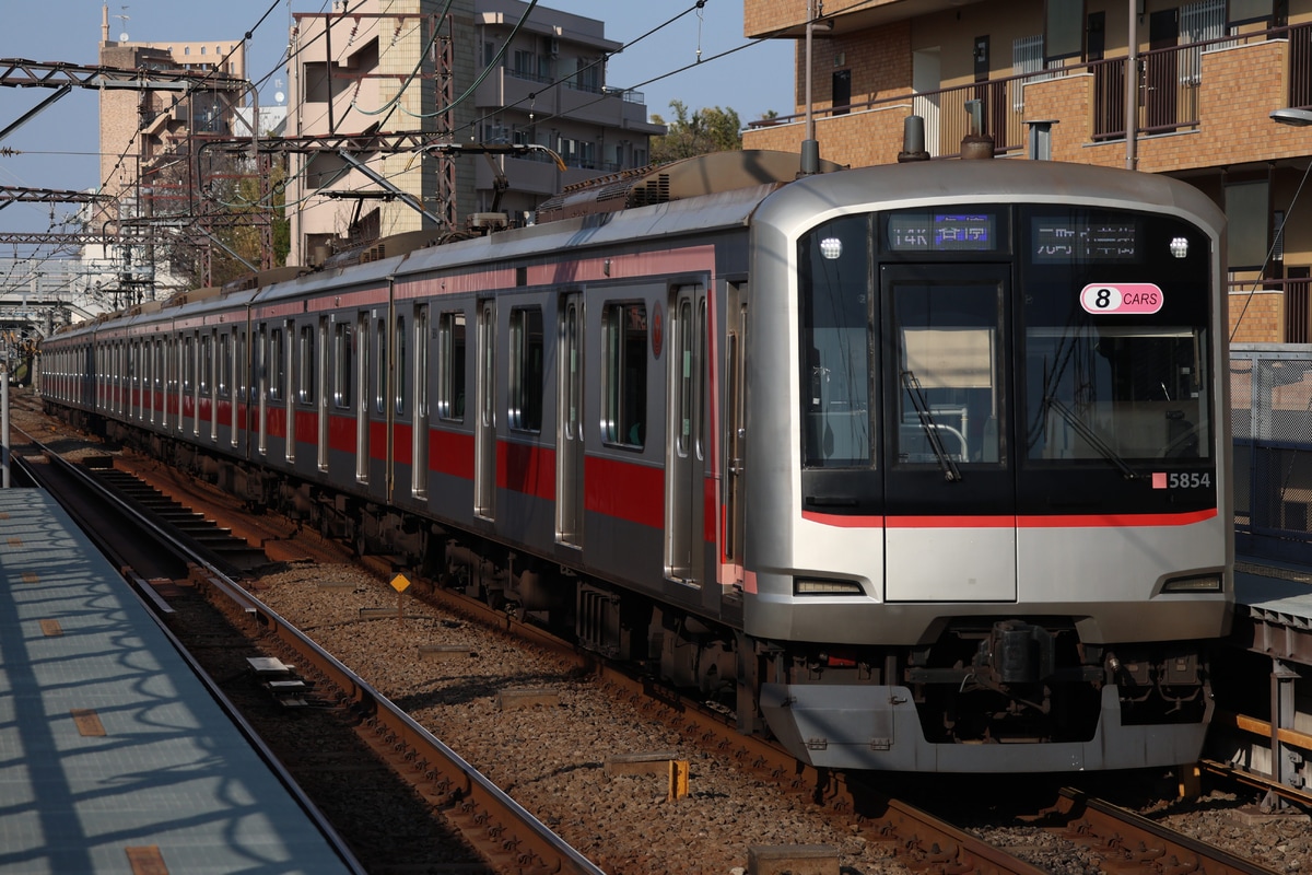 東急電鉄 元住吉検車区 5050系 5154F