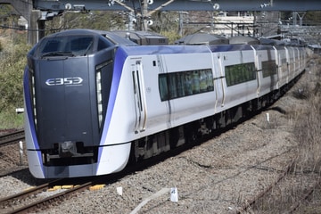 JR東日本E353系モトS105編成を鳥沢～猿橋間で撮影した画像