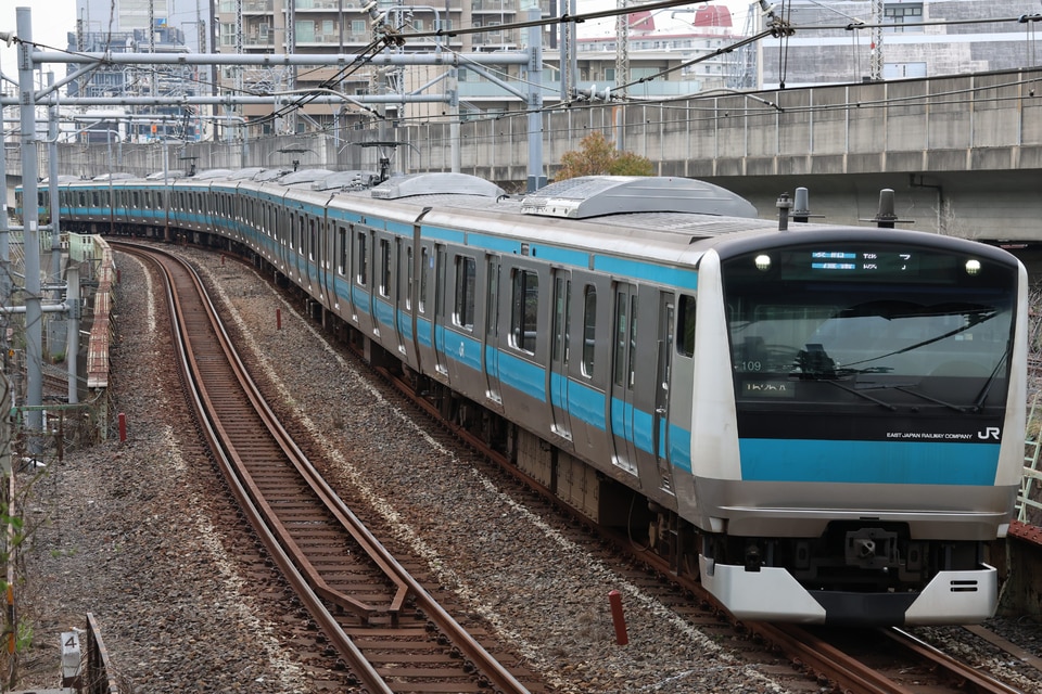 JR東E233系サイ109編成<br class="br-sp" />(ウラ109編成)の写真