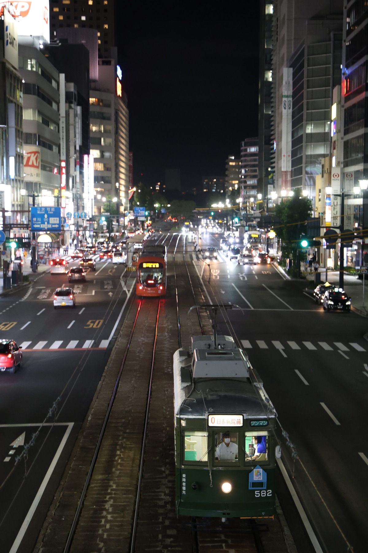 広島電鉄 千田車庫 570形 582