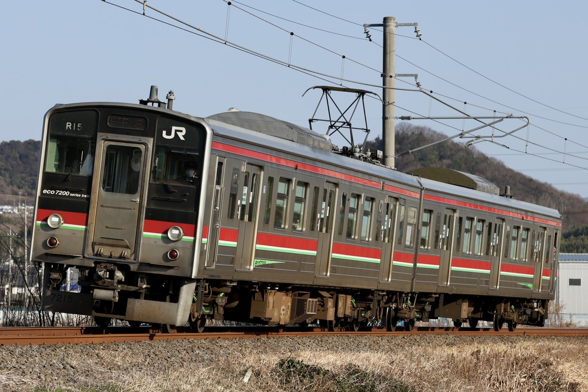 JR四国 高松運転所 7200系 R15編成