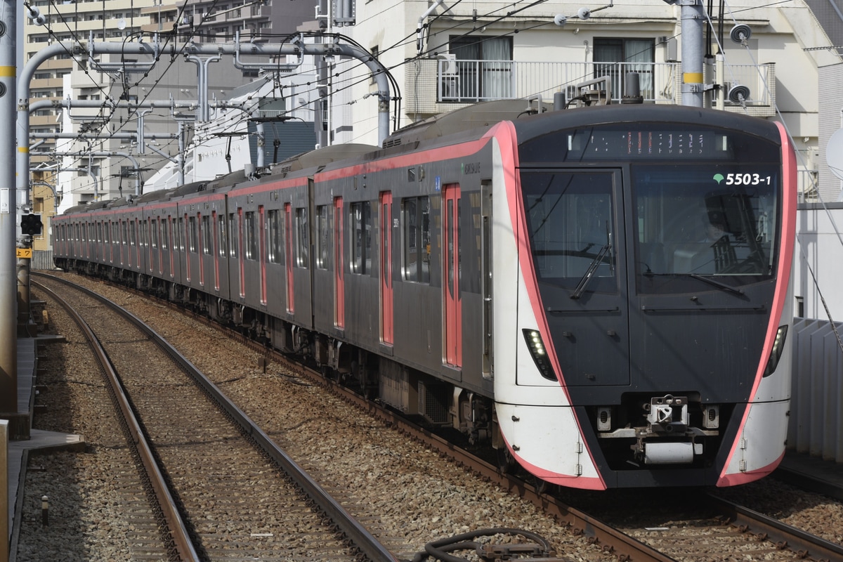 東京都交通局 馬込車両検修場 5500形 5503編成
