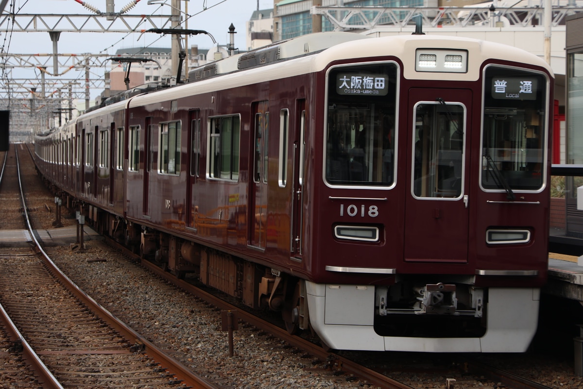 阪急電鉄 平井車庫 1000系 1018F