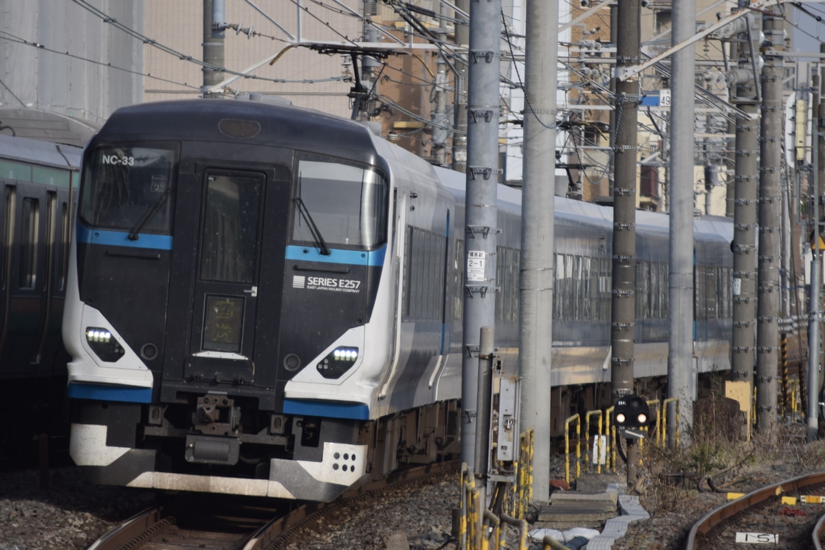 JR東日本 大宮総合車両センター東大宮センター E257系 オオNC-33編成