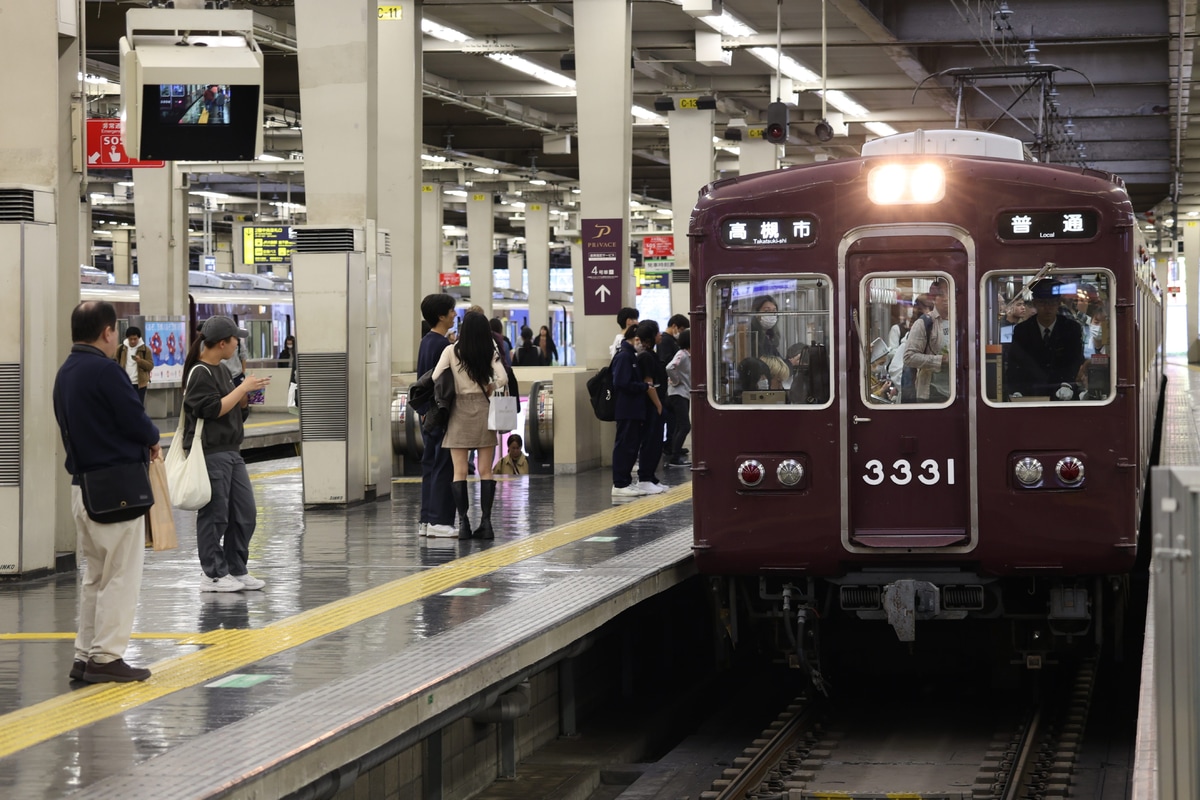 阪急電鉄 正雀車庫 3300系 3331F