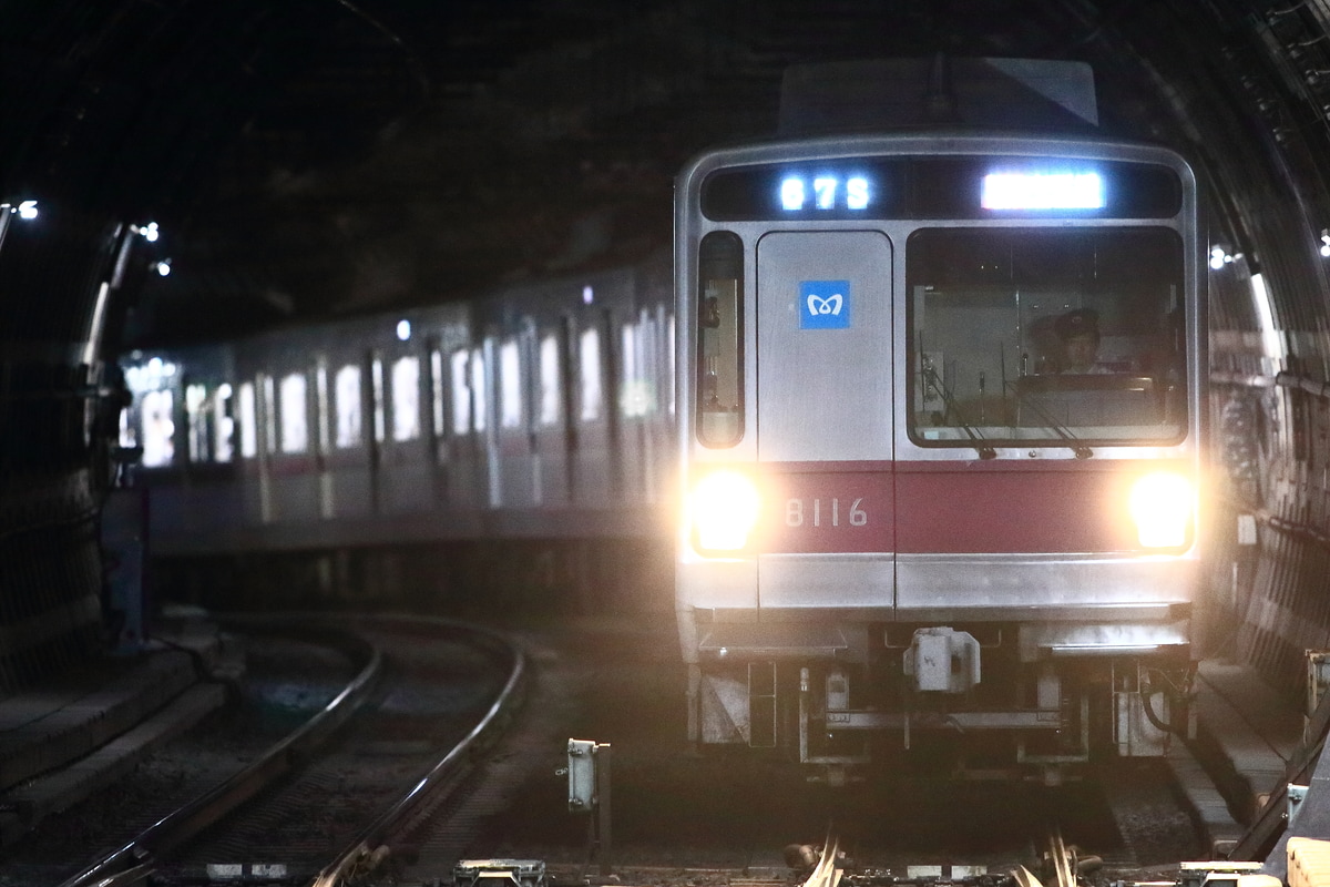 東京メトロ 鷺沼検車区 8000系 8116F
