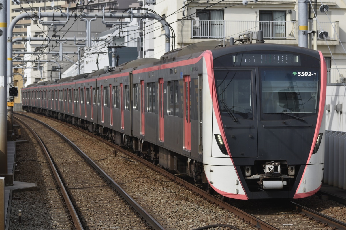 東京都交通局 馬込車両検修場 5500形 5502編成