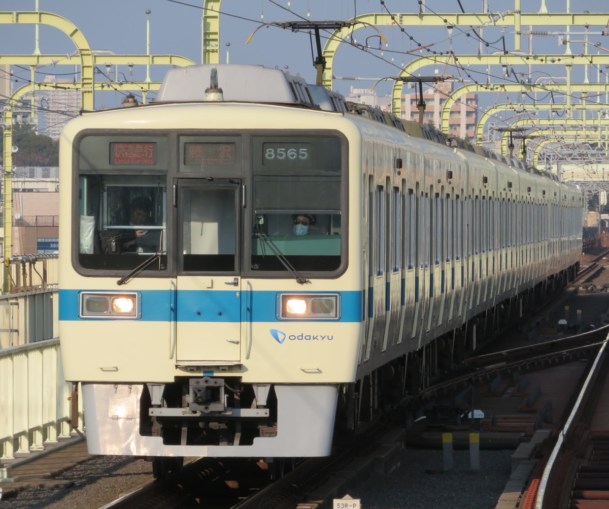 小田急電鉄 海老名検車区 8000形 8265×6