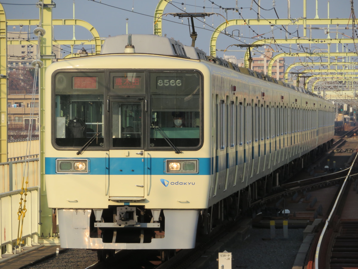 小田急電鉄 海老名検車区 8000形 8266×6