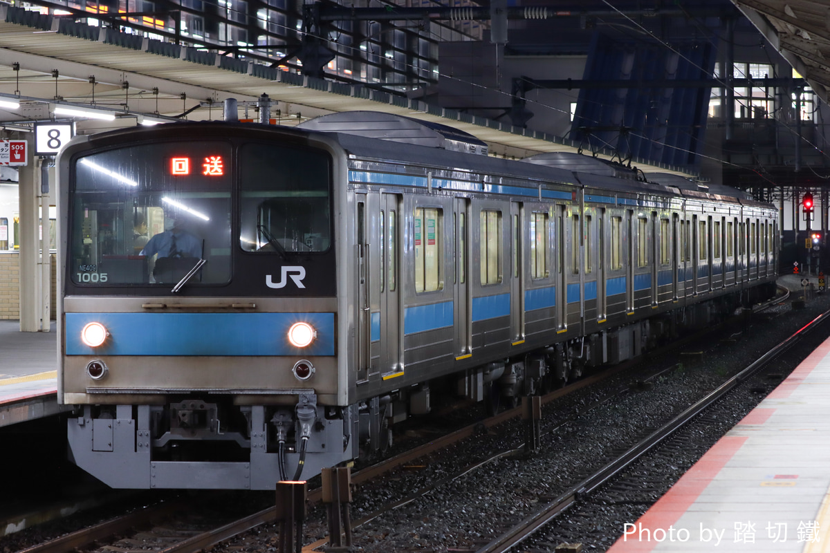 JR西日本 吹田総合車両所奈良支所 205系 NE409編成