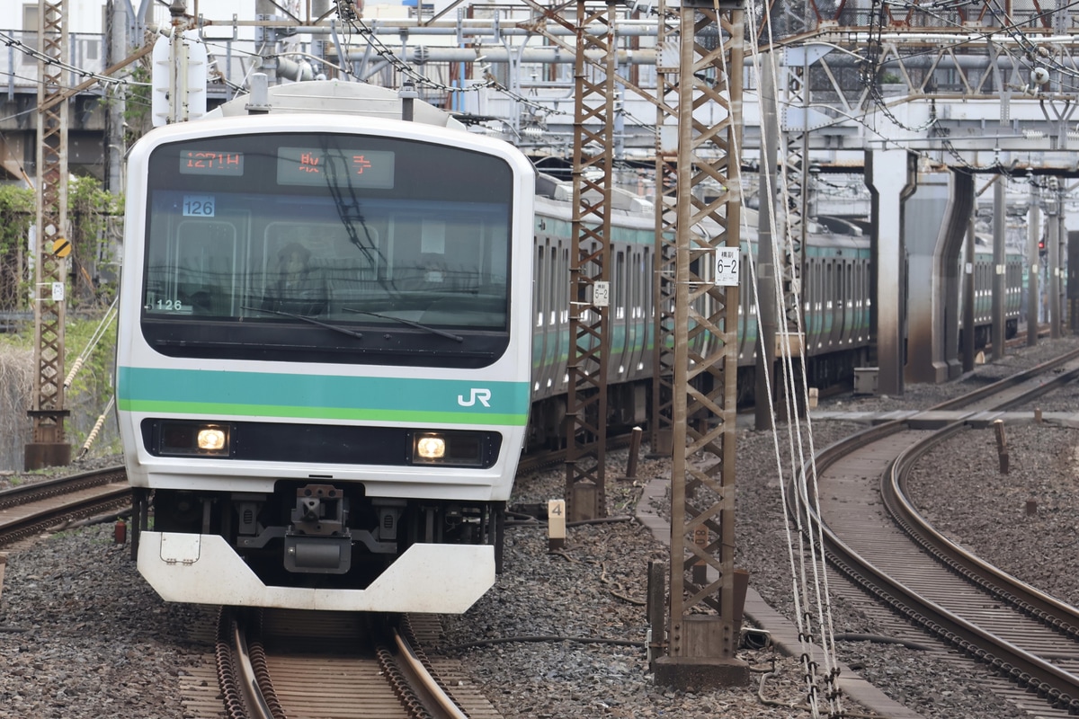 JR東日本 松戸車両センター本区 E231系 マト126編成