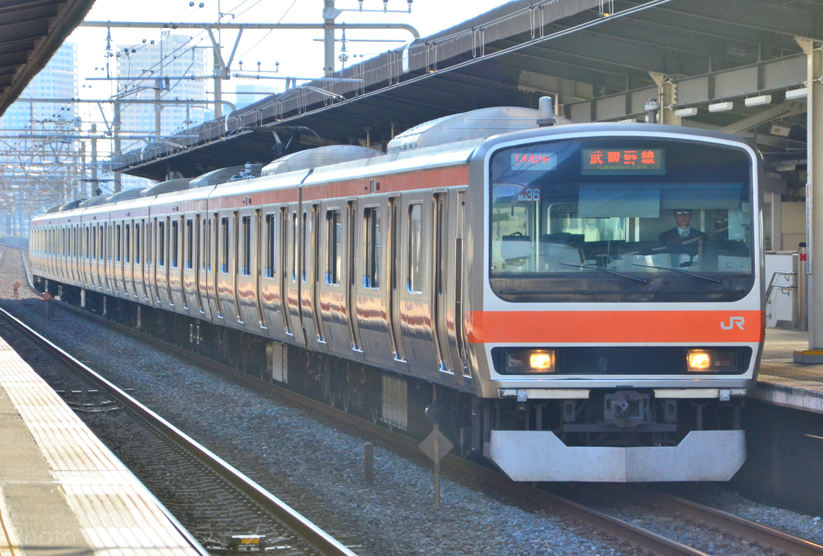 JR東日本 京葉車両センター E231系 MU36編成