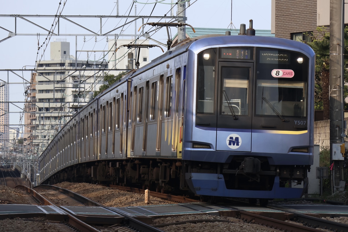 横浜高速鉄道 元住吉検車区 Y500系 Y517F