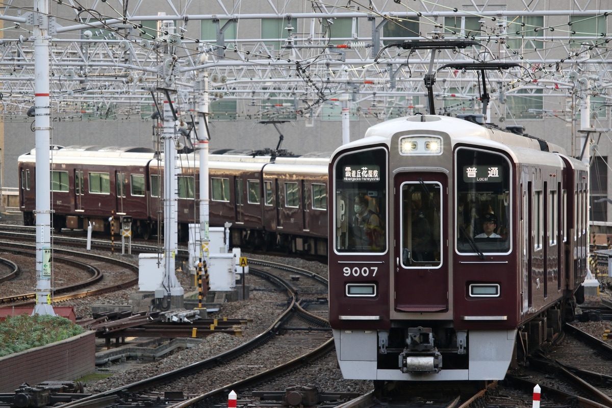 阪急電鉄 平井車庫 9000系 9007F