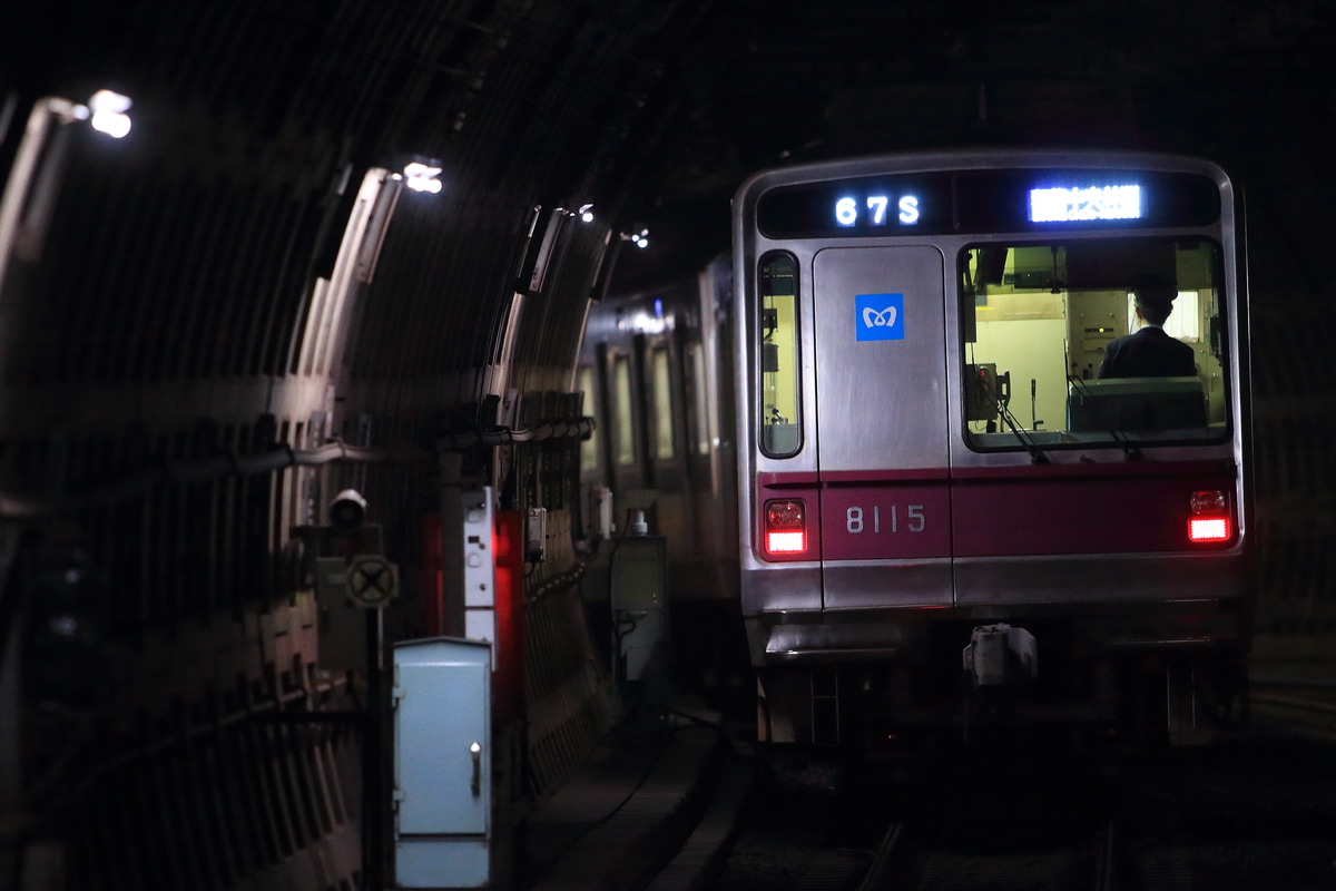東京メトロ 鷺沼検車区 8000系 8115F