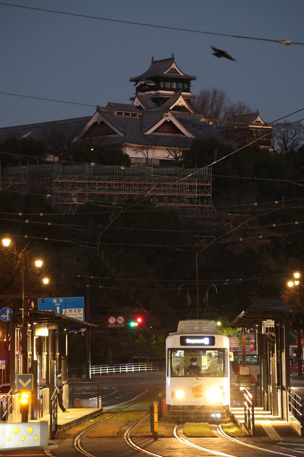 熊本市交通局 上熊本営業所 8500型 8503