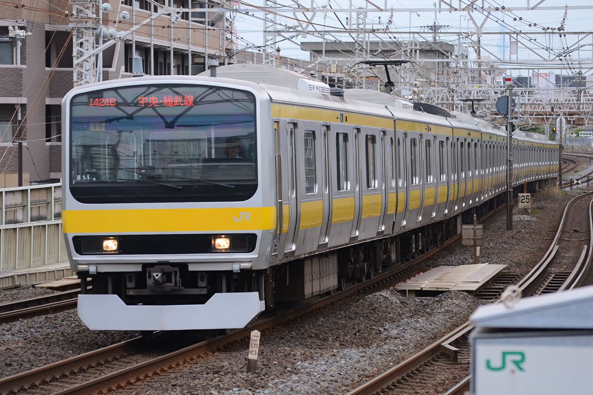 JR東日本 三鷹車両センター E231系 ミツB11編成