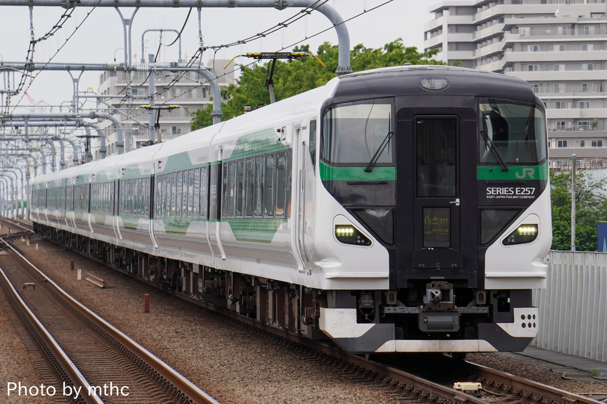 JR東日本 大宮総合車両センター東大宮センター E257系 オオOM-91編成