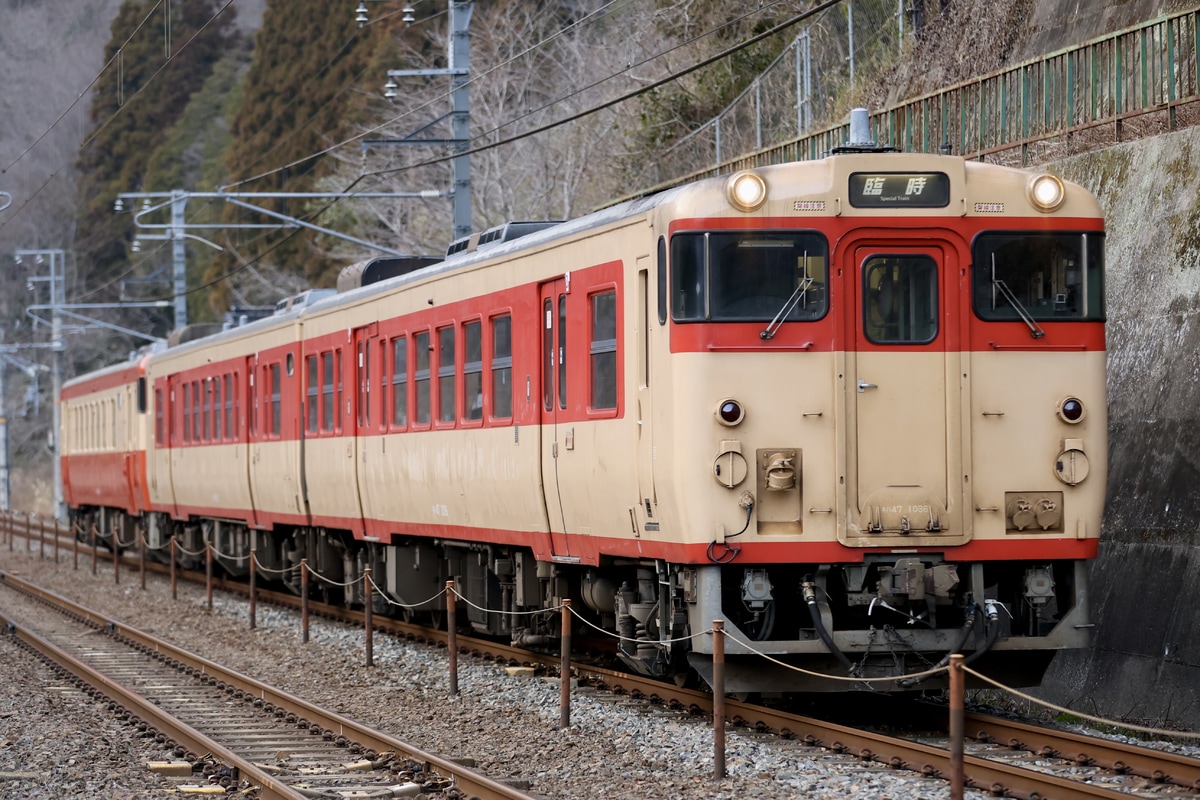 JR西日本 下関総合車両所岡山気動車区 キハ47 1036