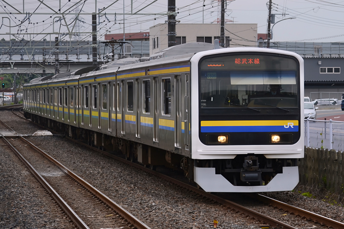 JR東日本 幕張車両センター 209系 マリC606編成