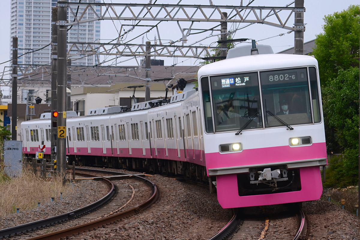 京成電鉄 くぬぎ山車両基地 8800形 8802F