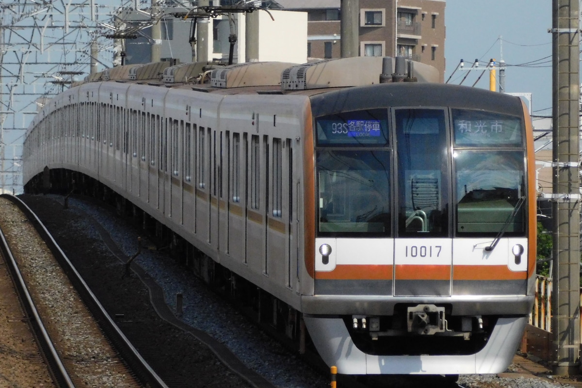東京メトロ 和光検車区 10000系 10117F