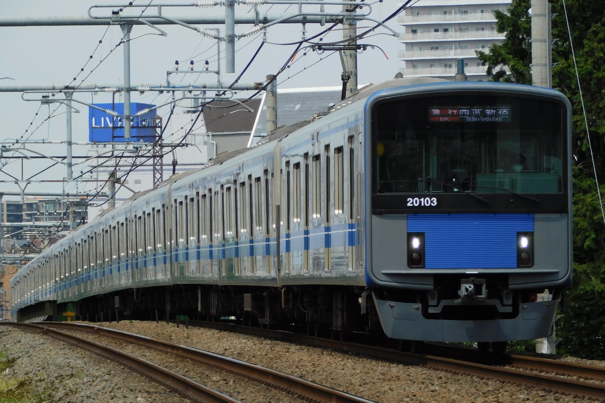 西武鉄道 小手指車両基地 20000系 20103F