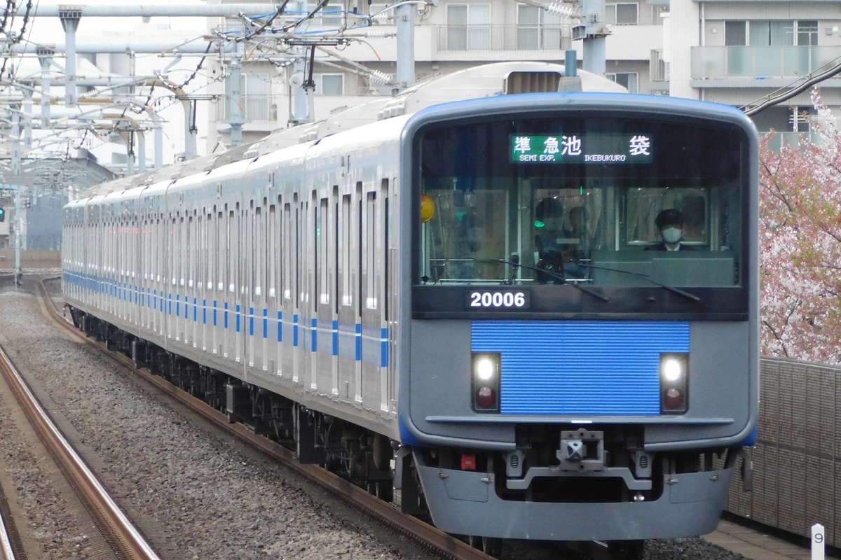西武鉄道 玉川上水車両基地 20000系 20106F