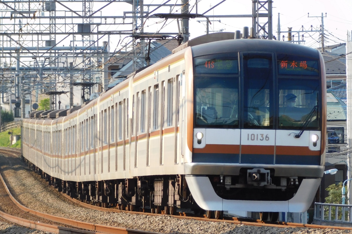 東京メトロ 和光検車区 10000系 10136F
