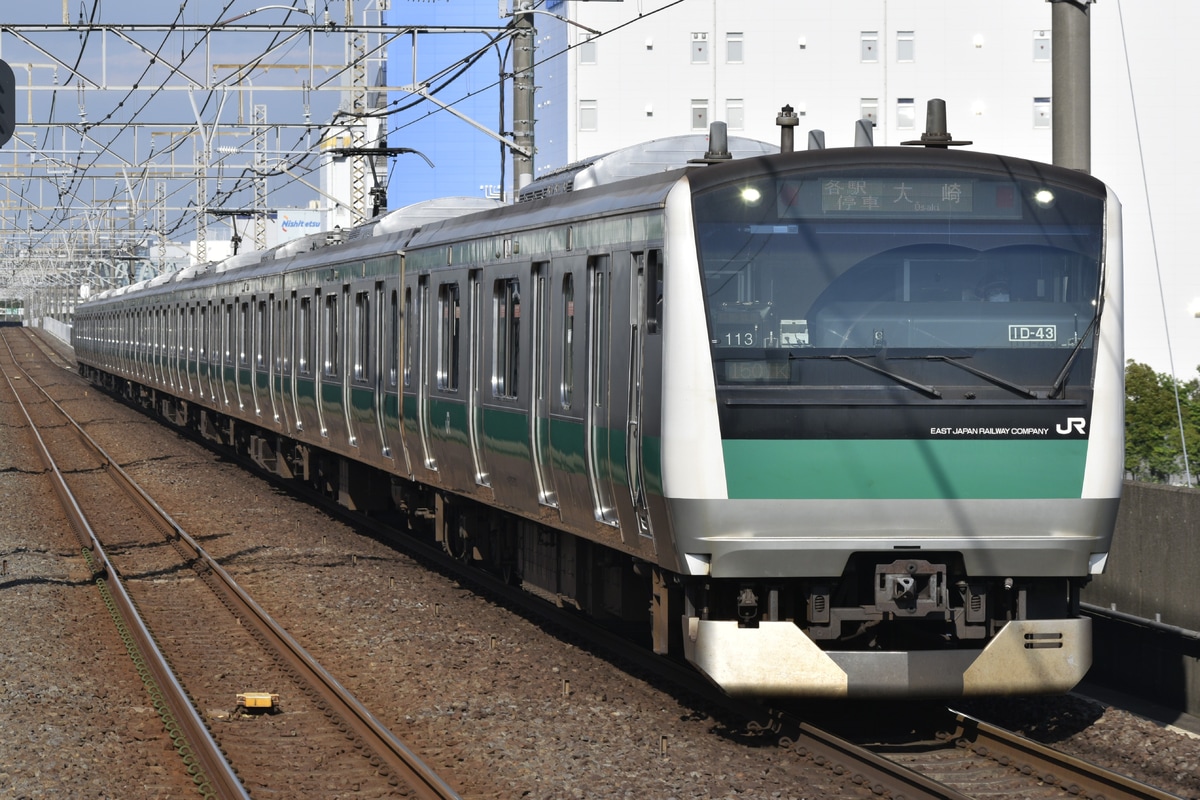 JR東日本 川越車両センター E233系 ハエ113編成
