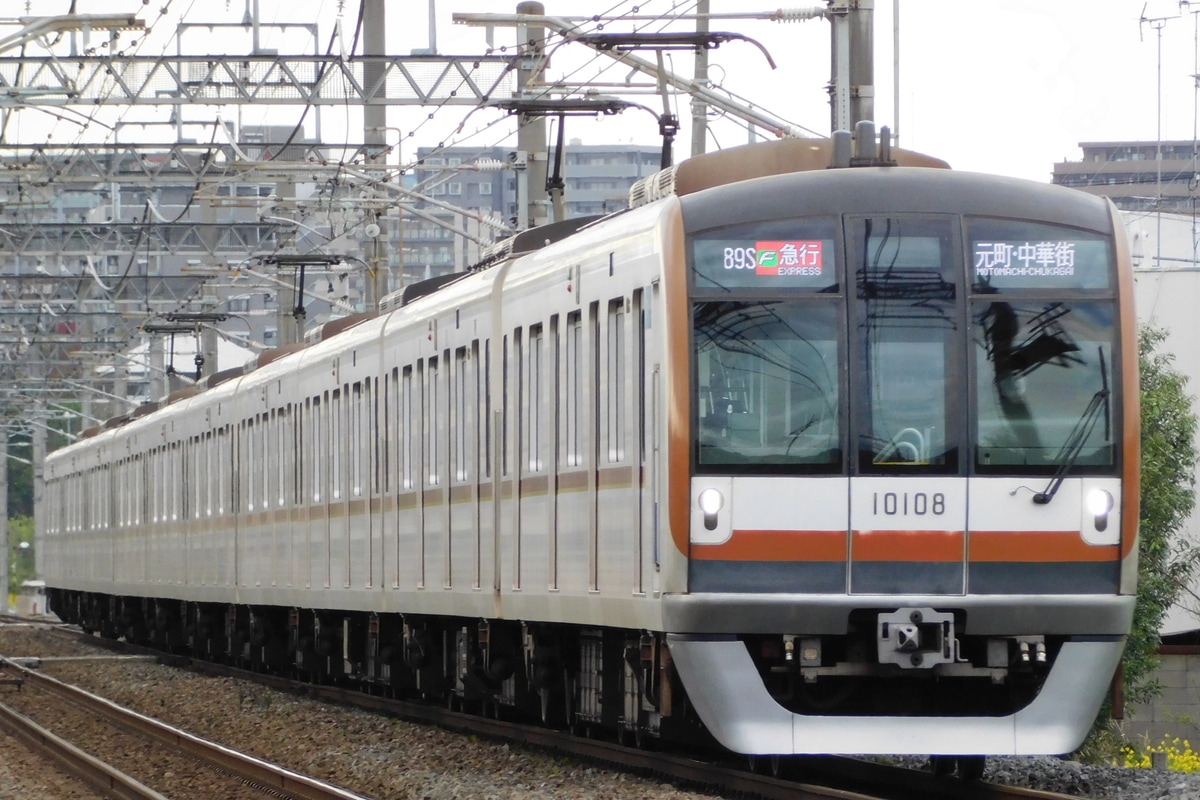 東京メトロ 和光検車区 10000系 10108F