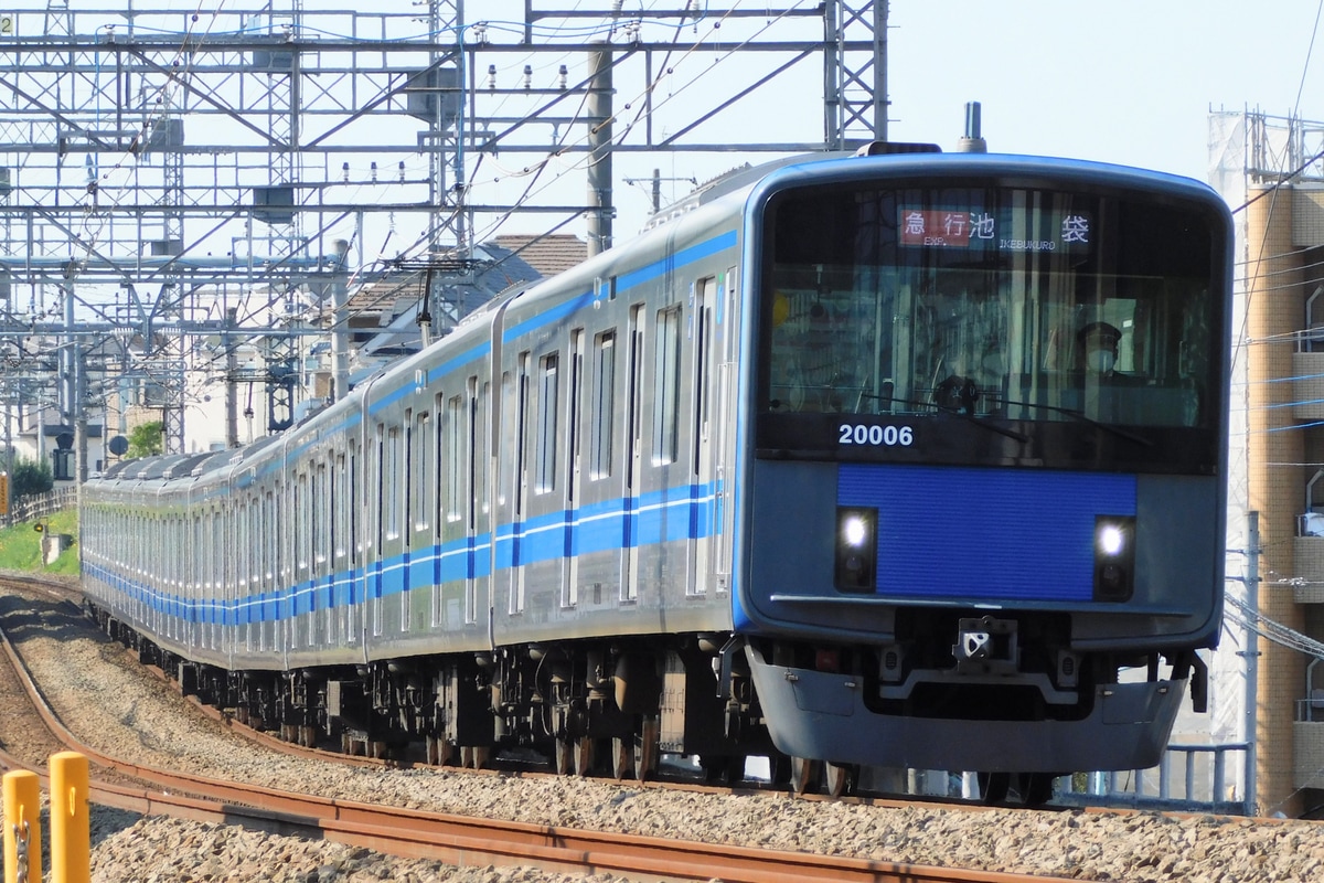 西武鉄道 玉川上水車両基地 20000系 20106F