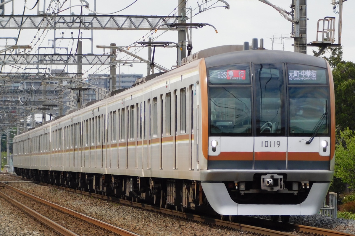 東京メトロ 和光検車区 10000系 10119F