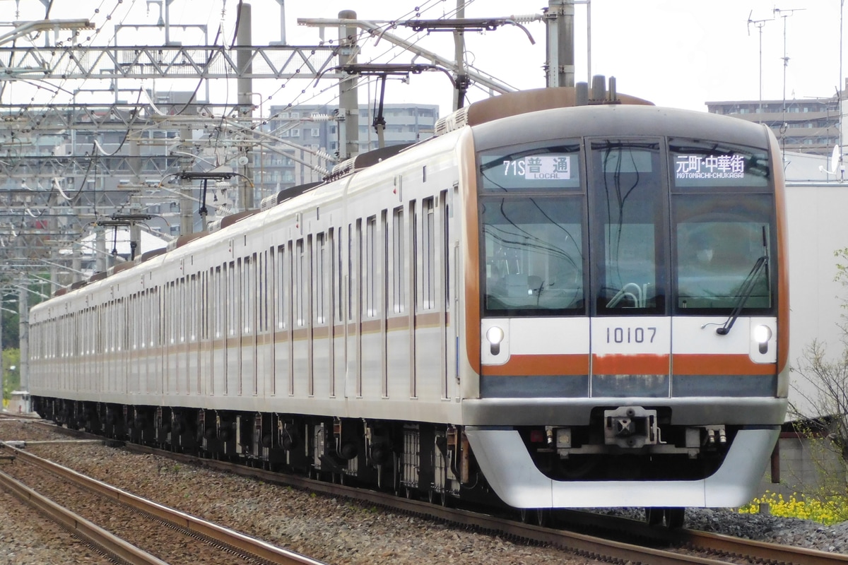 東京メトロ 和光検車区 10000系 10107F