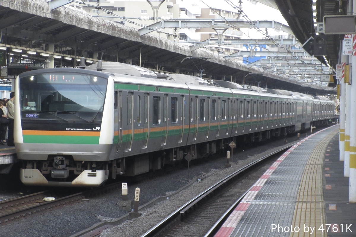 JR東日本 国府津車両センター E233系 コツE-01編成