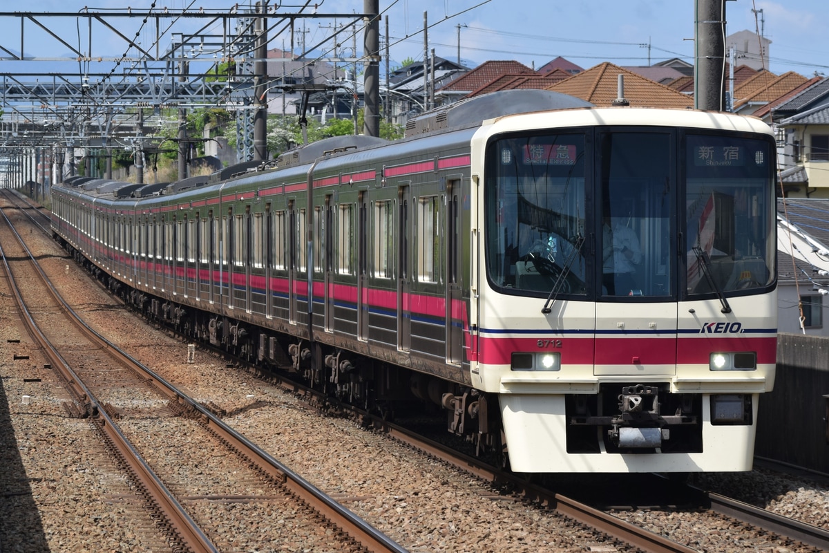 京王電鉄 京王線(若葉台検車区/高幡不動検車区) 8000系 8712F