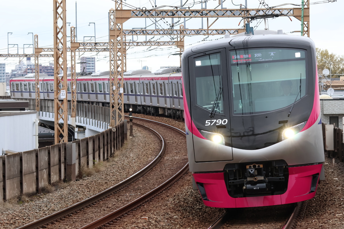 京王電鉄 若葉台検車区 5000系 5740f