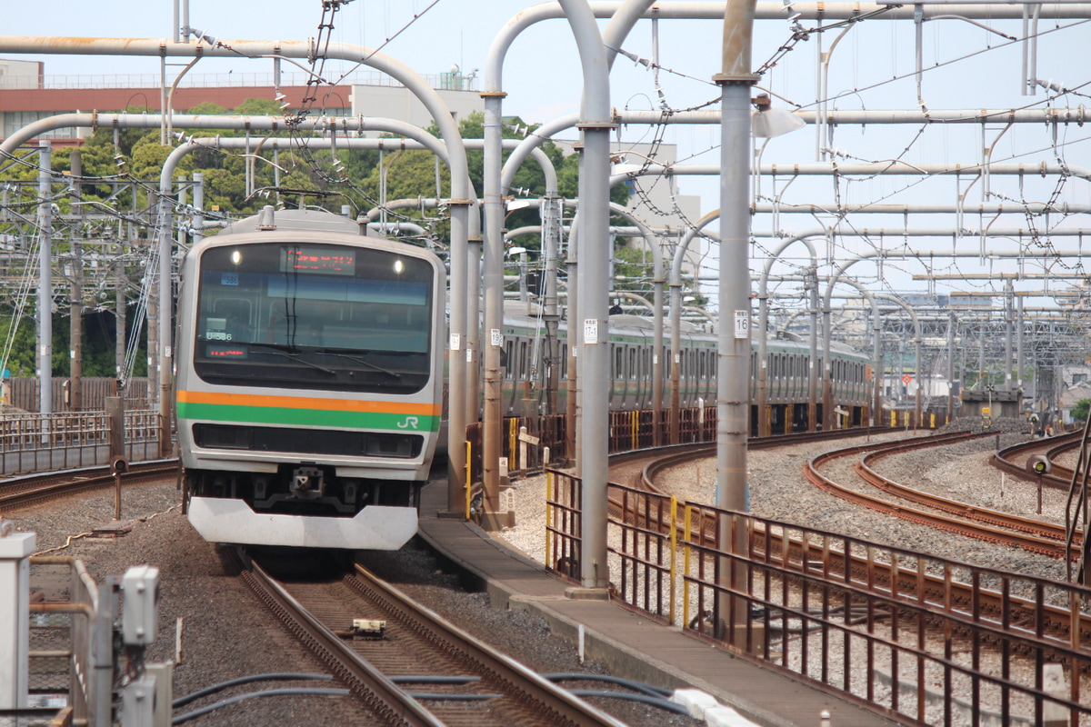 JR東日本 小山車両センター E231系 ヤマU586編成